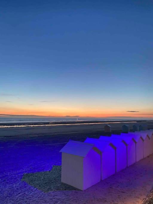 Studio Entre Mer Et Dunes Avec Balcon Vue Laterale Mer 50M Plage Pour 3 Pers Wifi Menage Compris Fort-Mahon-Plage Exteriör bild